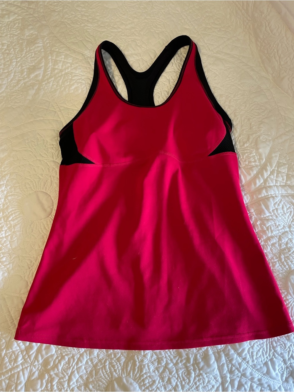 New Balance Red and Black Racerback Tank